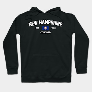 New Hampshire Collegiate Preppy Hoodie